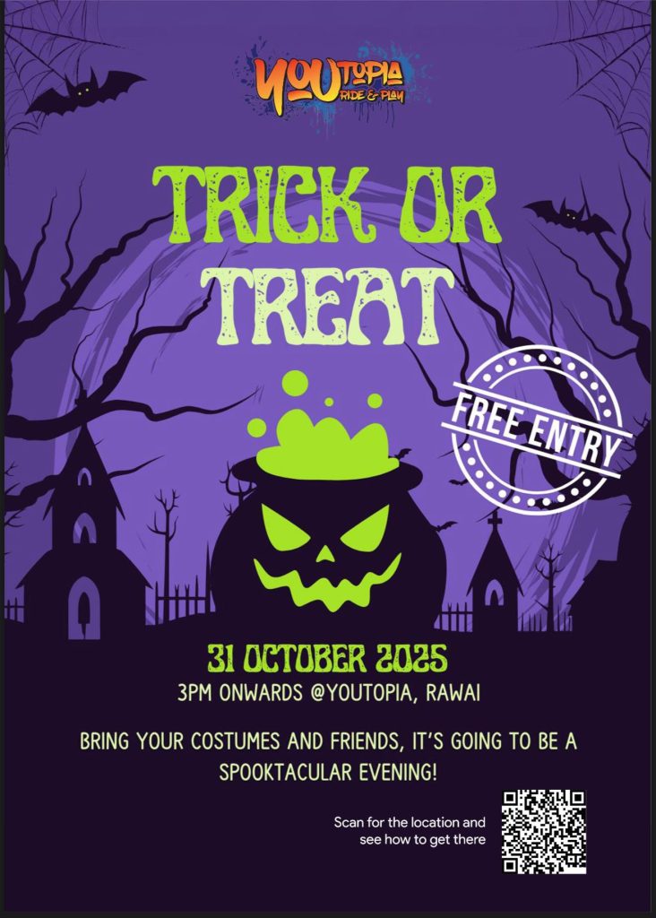 Trick or Treat at Youtopia!