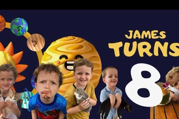 James’s Cosmic-themed 8th Birthday Celebration