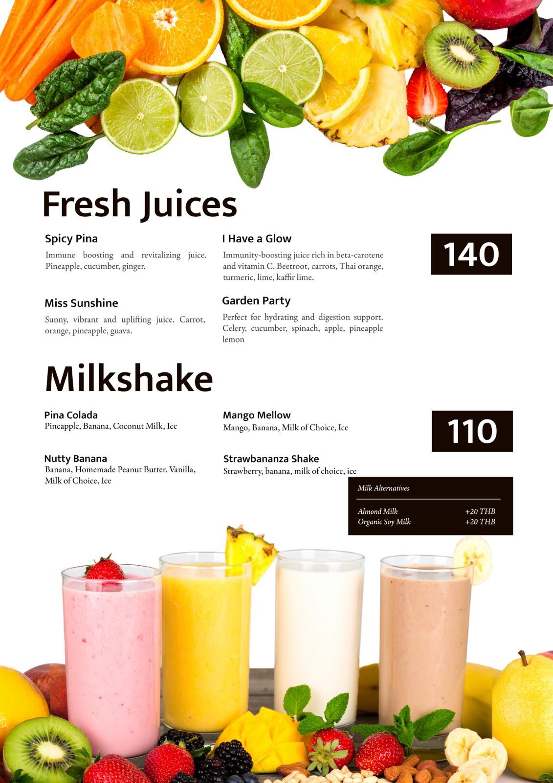 youtopia-phuket-cafe-menu-drinks-fresh-juice-milkshake Youtopia Phuket Cafe Menu for Fresh Juice and Milkshakes