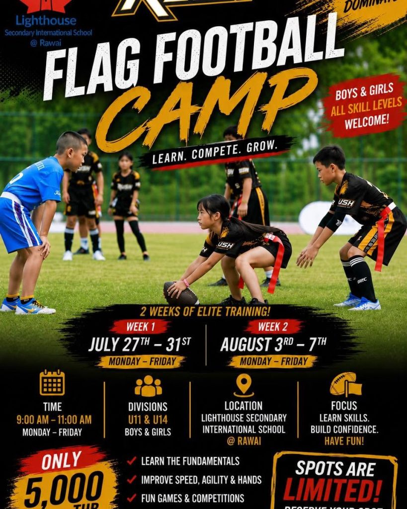 Rush Flag Football Camp poster